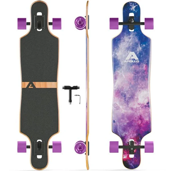Apollo Longboard Skateboard Premium Long Boards for Adults, Teens, Kids, Adult Unisex, Size: Medium, Other