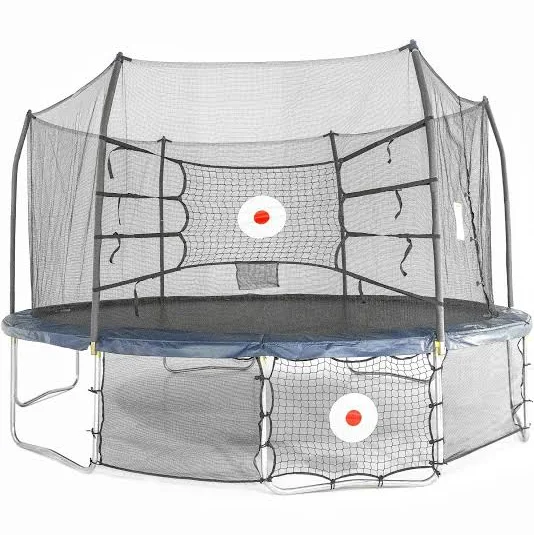 ActivPlay 15×13 Oval Trampoline Combo Kickback and Bounce Back
