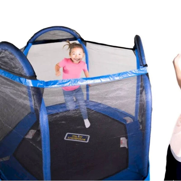 Bounce Pro 7′ My First Trampoline Hexagon (Ages 3-10) for Kids