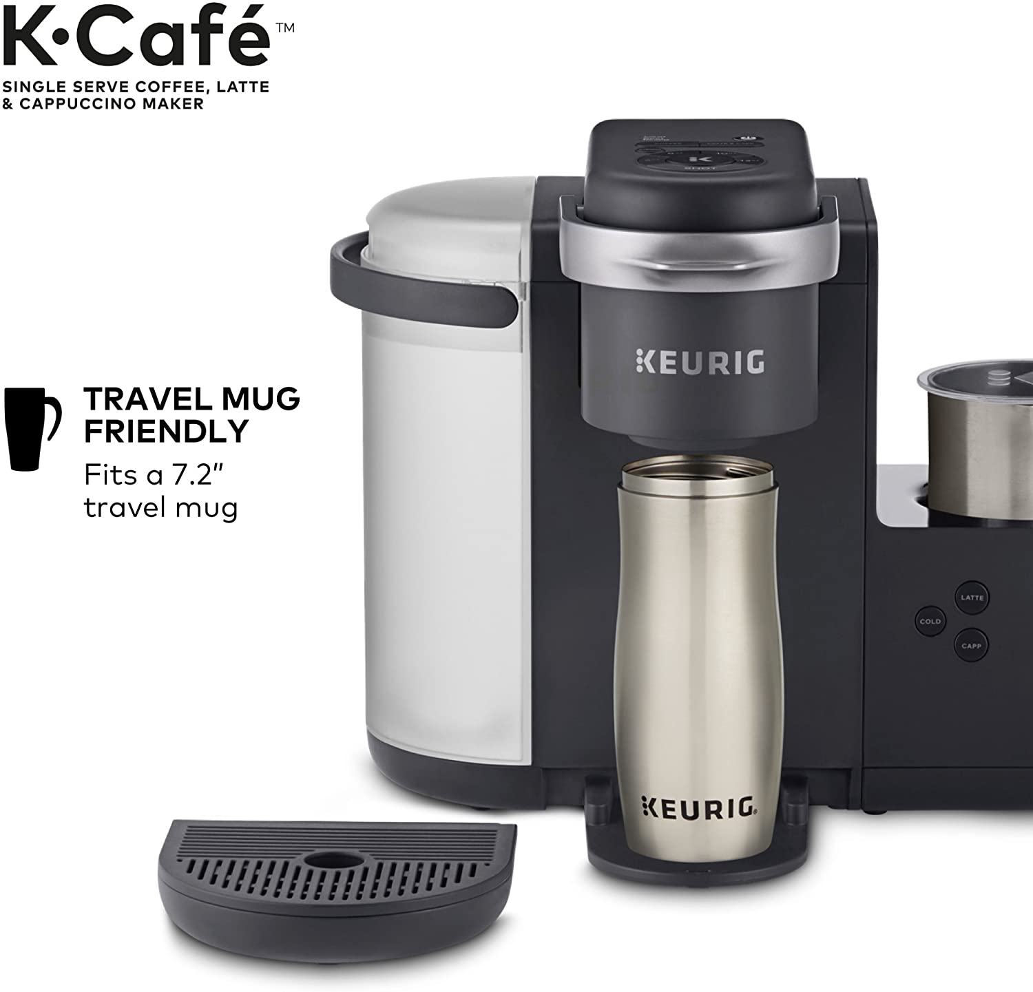 Keurig K-Cafe Single-Serve K-Cup Coffee Maker - Charcoal