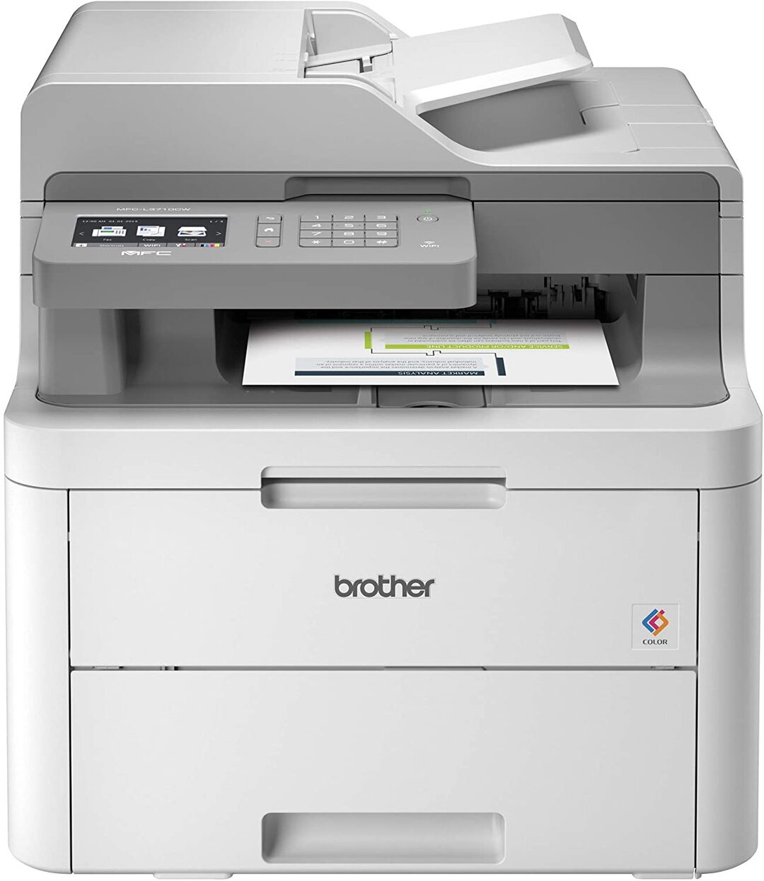 Brother Compact MFC-L3710CW Wireless Color Laser All-in-One Printer