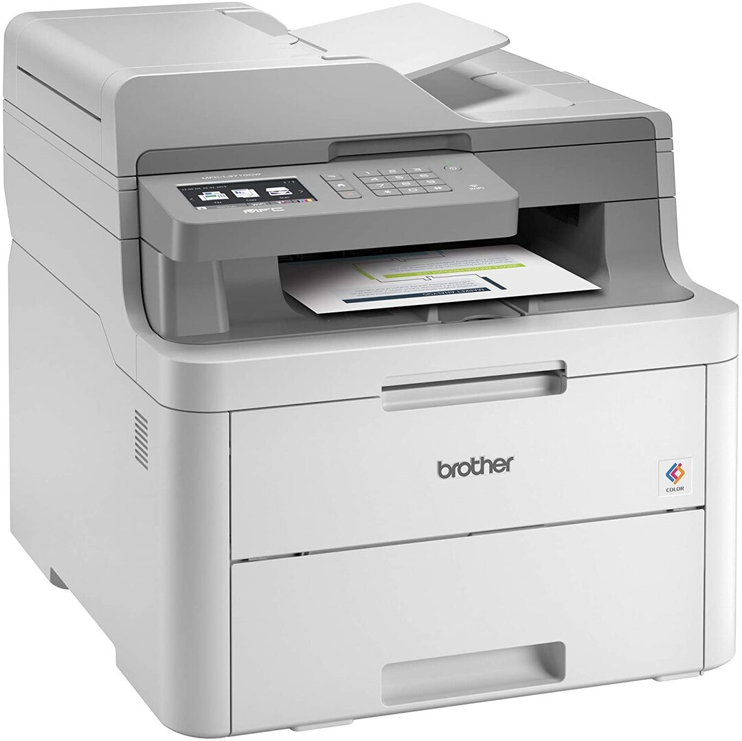 Brother Compact MFC-L3710CW Wireless Color Laser All-in-One Printer