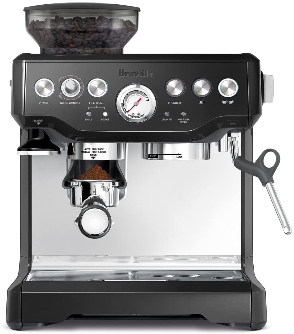 Breville BES870BSXL the Barista Express, Espresso Machine, Black Sesame