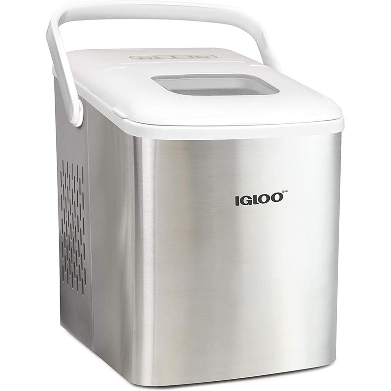 Igloo ICEB26HNSS Automatic Self-Cleaning Portable Electric Countertop Ice Maker Machine