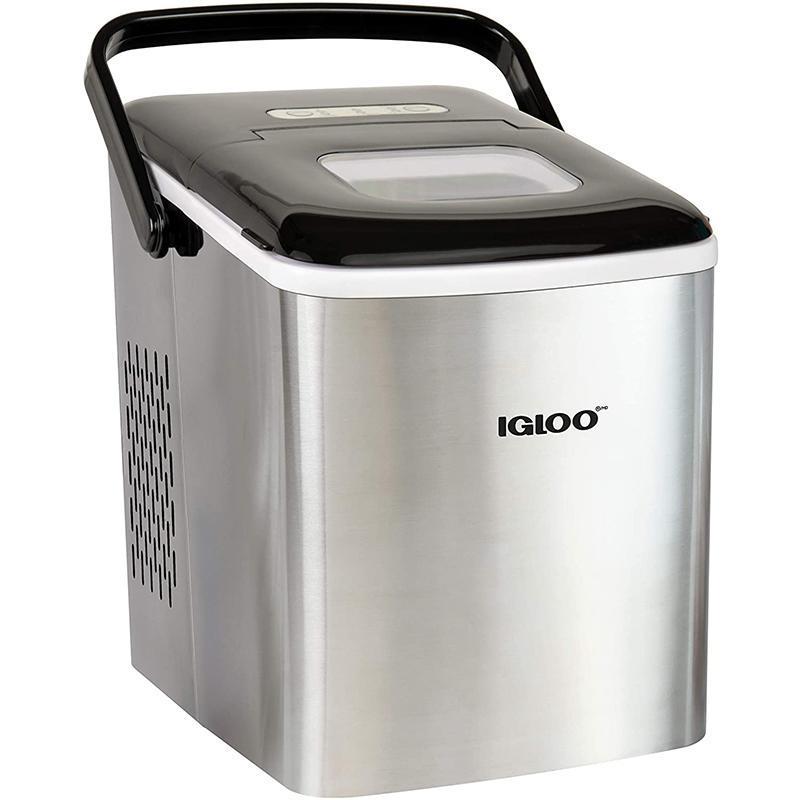 Igloo ICEB26HNSS Automatic Self-Cleaning Portable Electric Countertop Ice Maker Machine