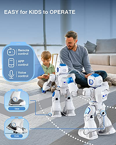 Ruko Smart Robots for Kids Large Programmable Interactive RC Robot with Voice