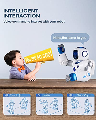 Ruko Smart Robots for Kids Large Programmable Interactive RC Robot with Voice