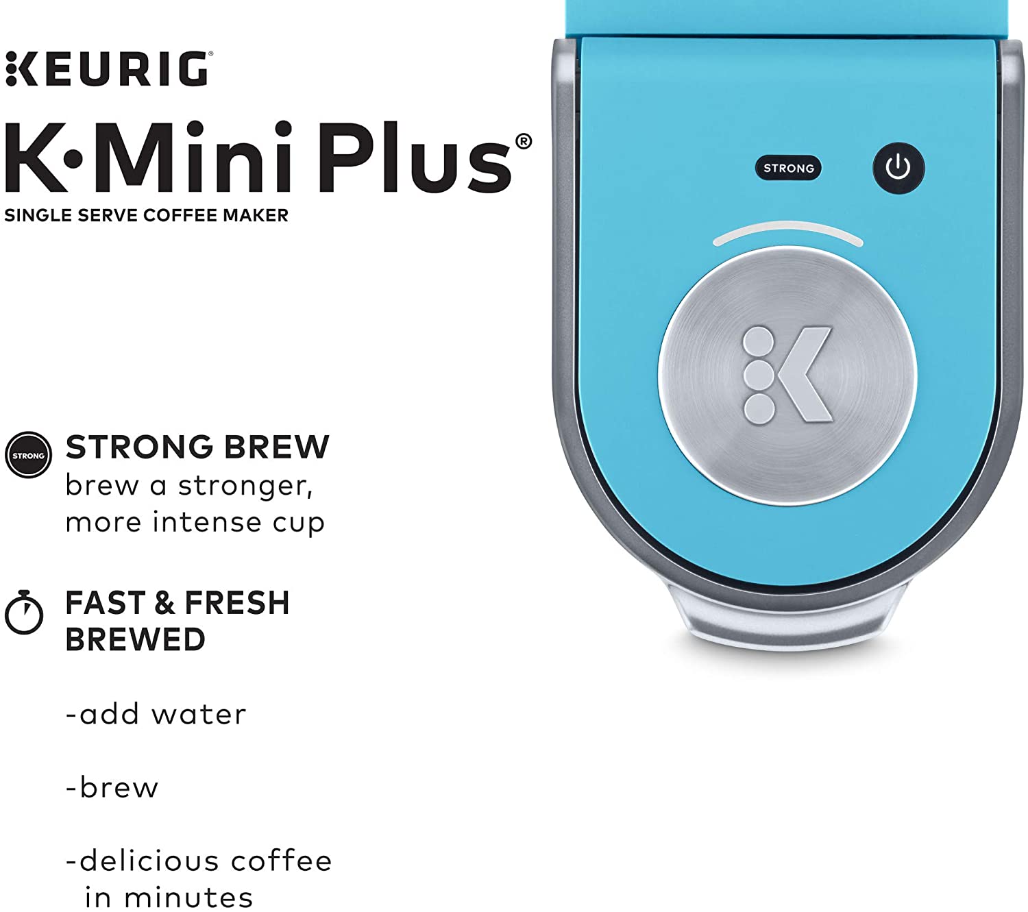 Keurig K-Mini Plus Coffee Maker - Cool Aqua