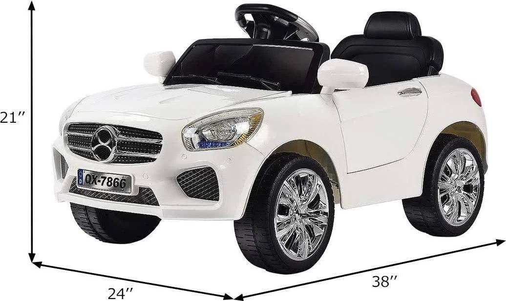 Rollplay 6V Mercedes-Benz GL450 SUV Powered Ride-On White