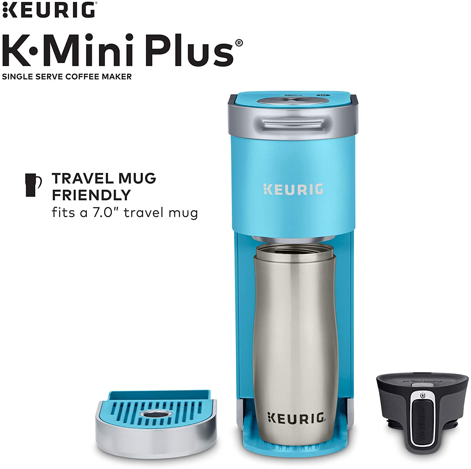 Keurig K-Mini Plus Coffee Maker - Cool Aqua