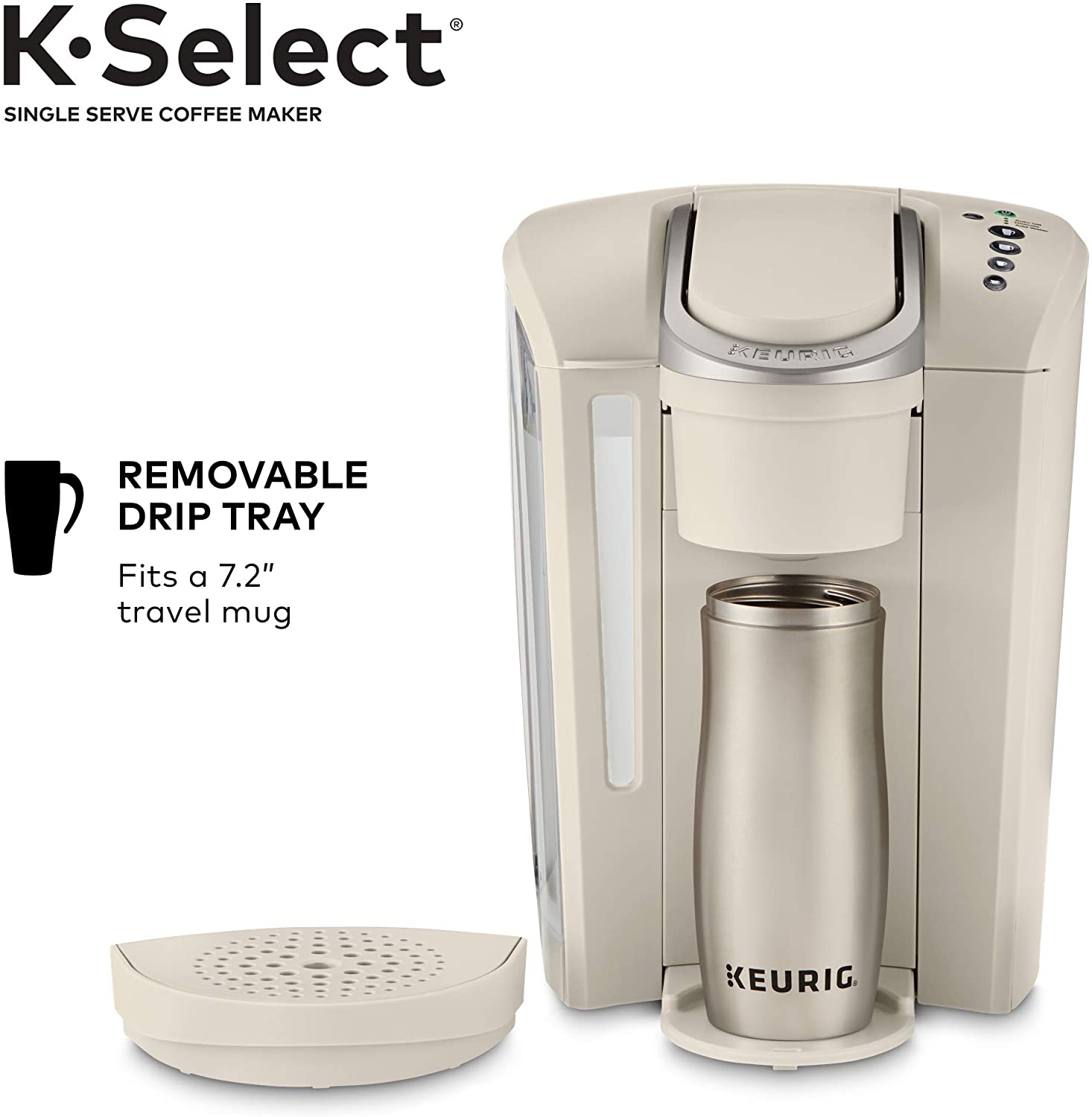 Keurig K-Select Coffee Maker - Sandstone