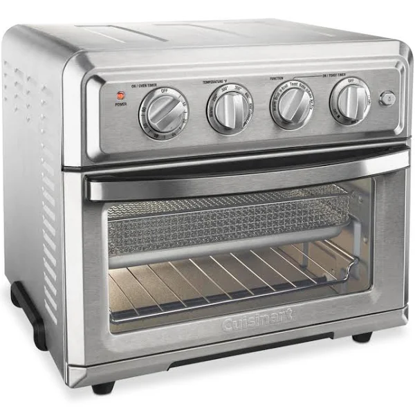 Cuisinart TOA-60 Convection Toaster Oven Air Fryer with Light, Silver