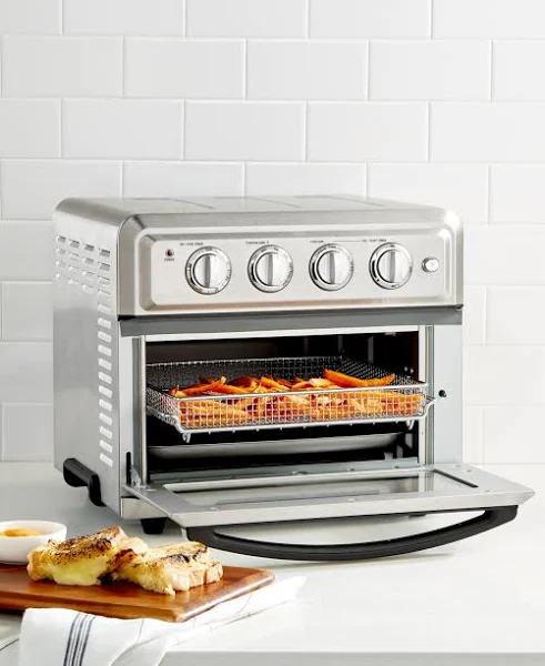 Cuisinart TOA-60 Convection Toaster Oven Air Fryer with Light, Silver