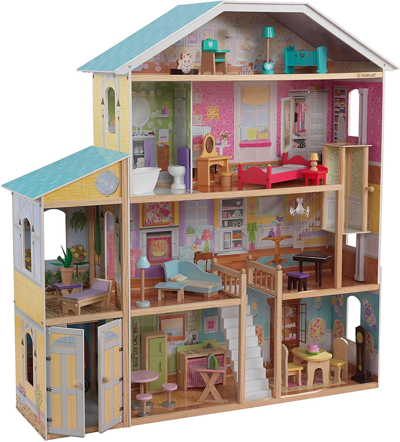 KidKraft 34 Piece Majestic Mansion Dollhouse