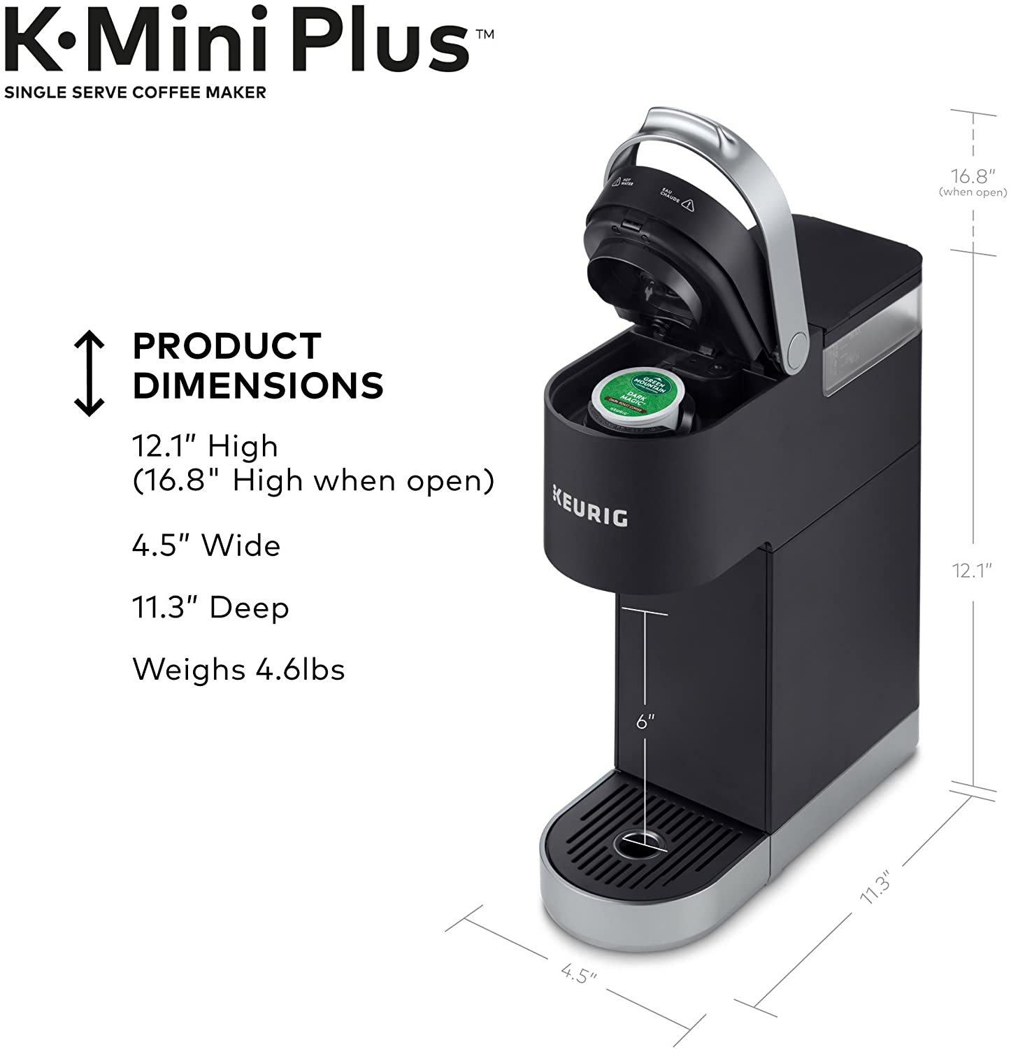 Keurig K-Mini Plus Coffee Maker - Matte Black