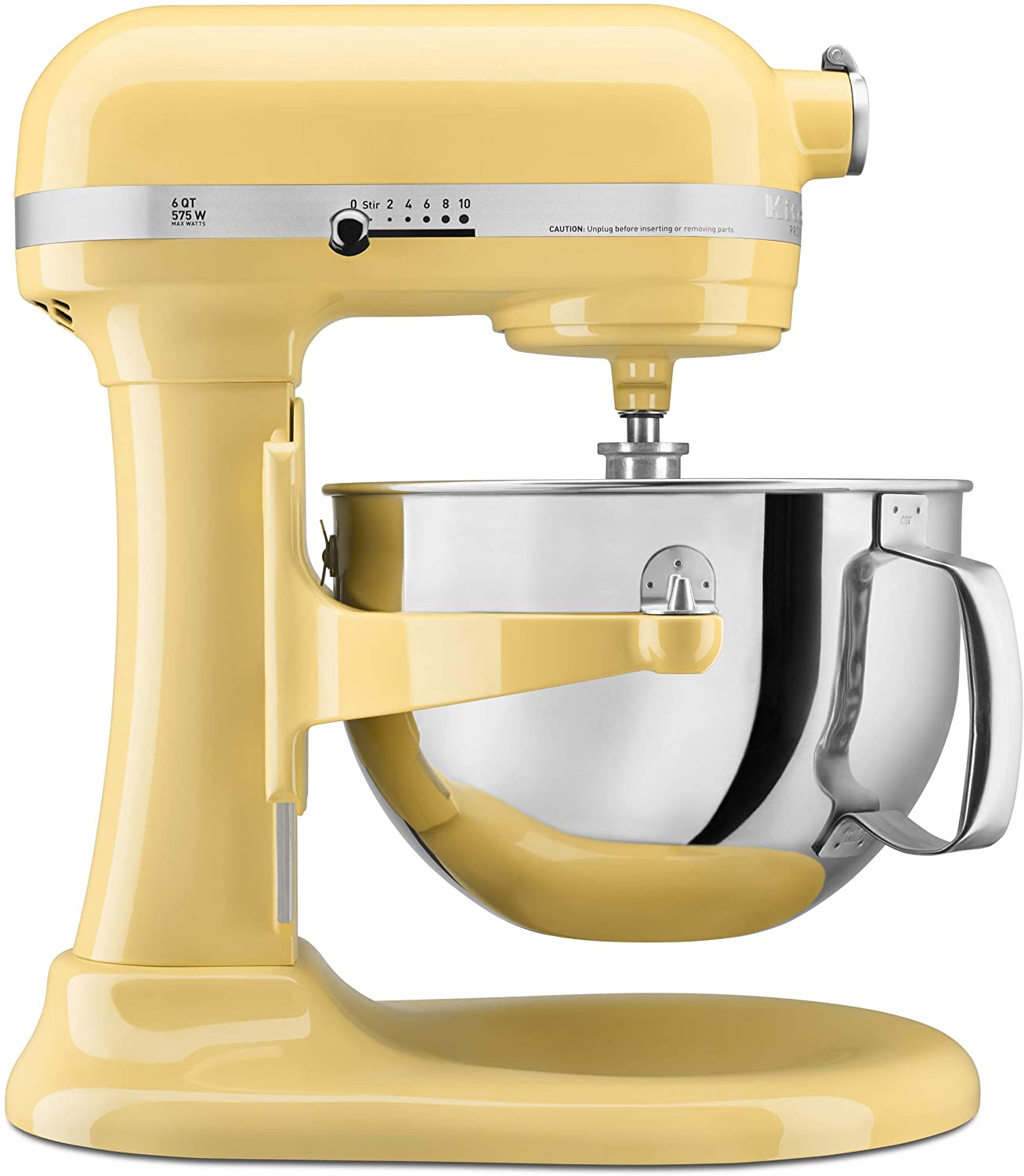 KitchenAid KP26M1XMY 6 Qt. Professional 600 Series Bowl-Lift Stand Mixer - Majestic Yellow