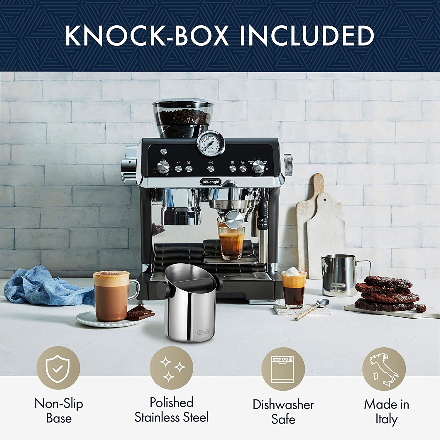 De'Longhi La Specialista Espresso Machine with Knock Box