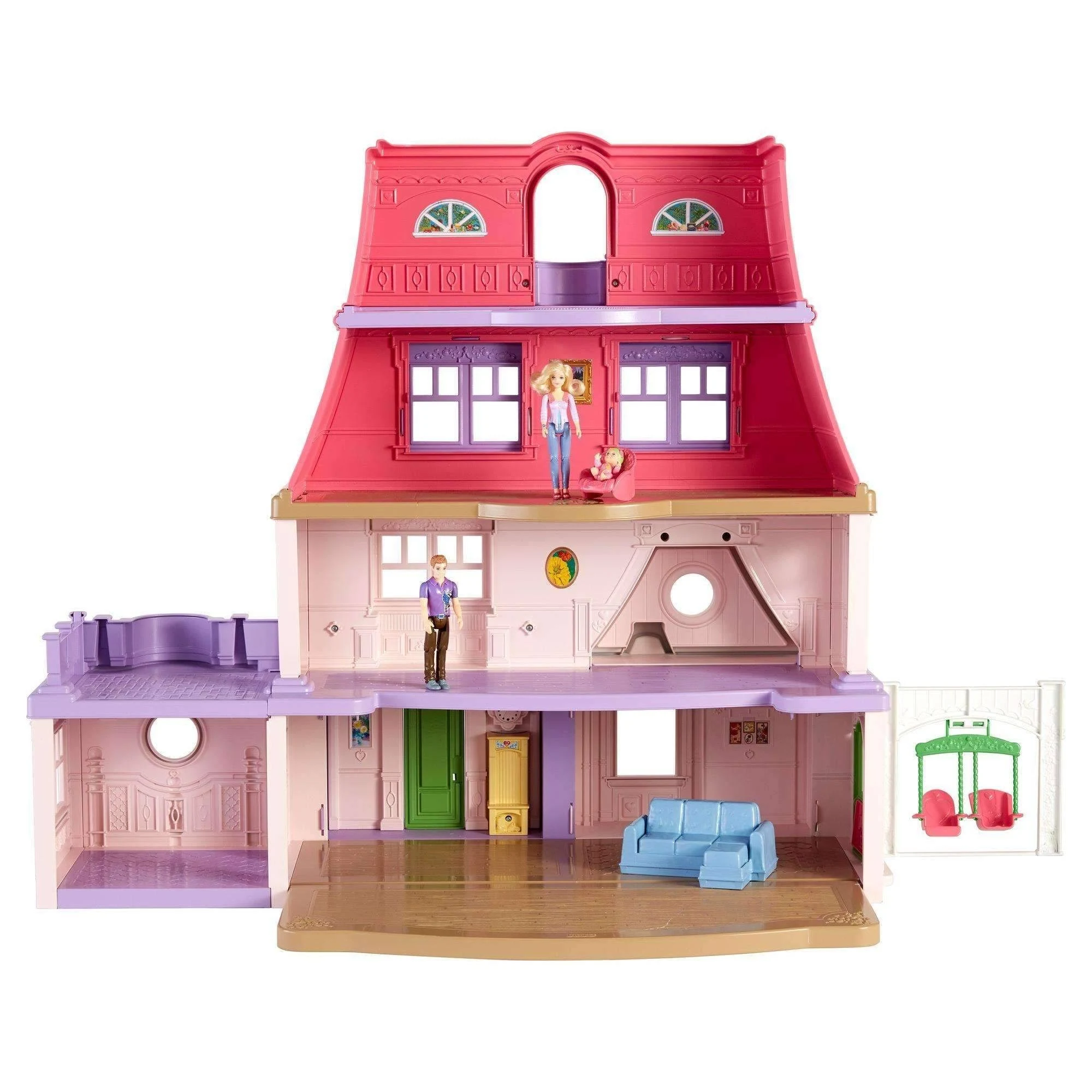 Fisher-Price Loving Family Dollhouse, Pink