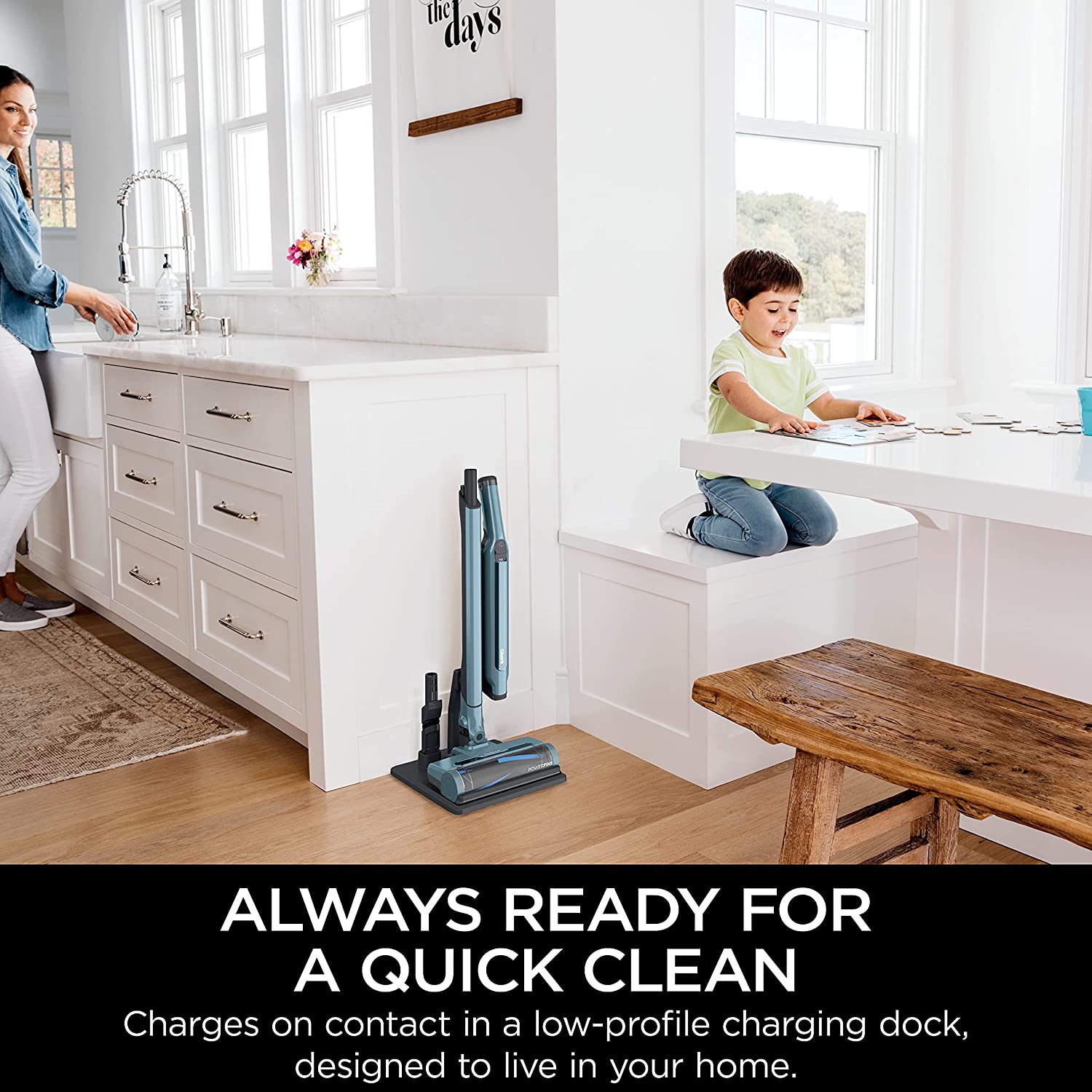 Shark Ultra Lightweight Powerful Cordless Vacuum Cleaner - Blue