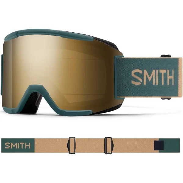 Smith Squad Goggles Spruce / Safari ChromaPop Sun Black Gold