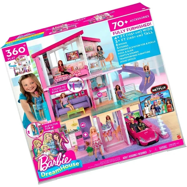 Barbie Dream House Playset - Pink