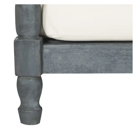 Wiest Double Chaise Lounge with Cushion Color Ash Gray