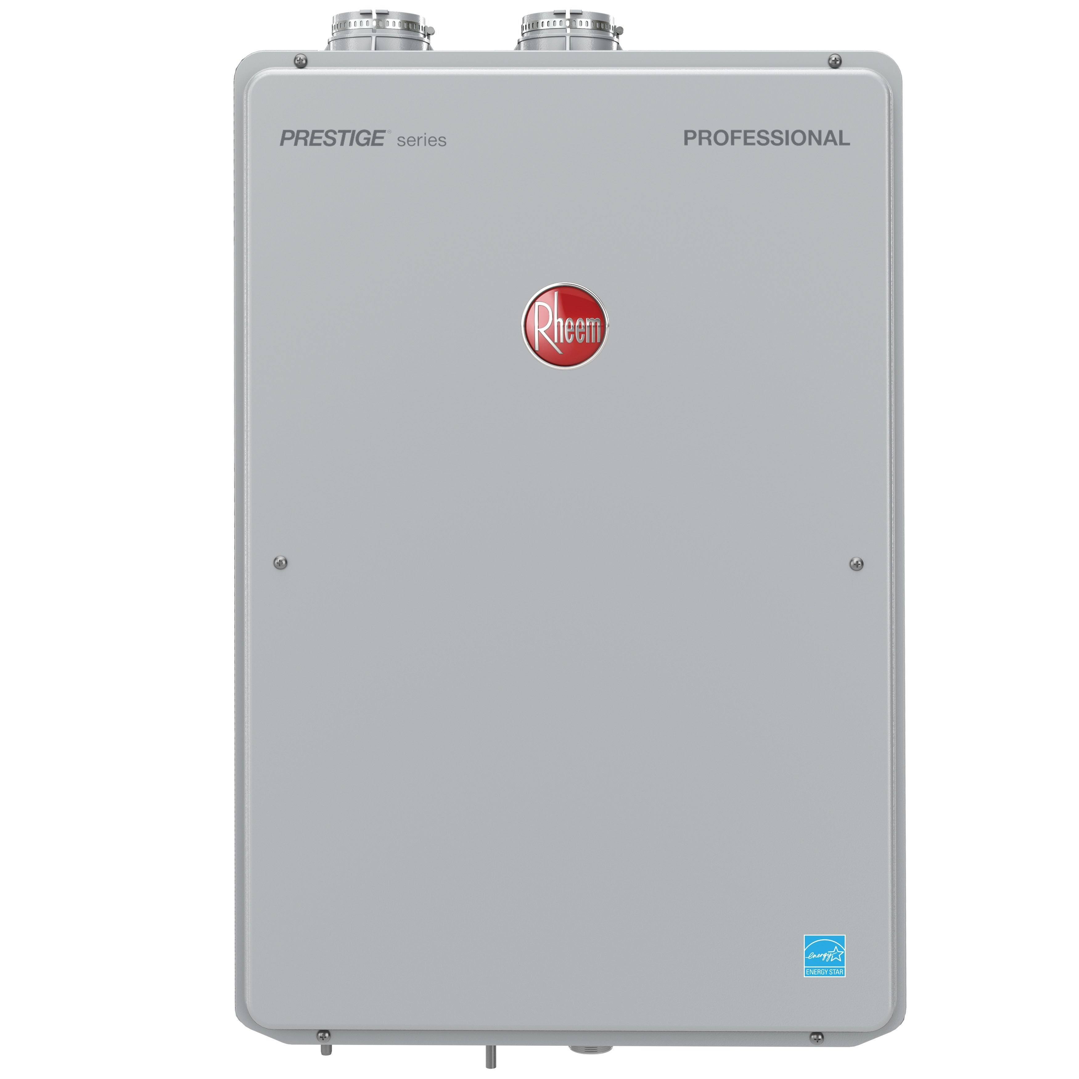 Rheem RTGH-84DVLP-2 Prestige 8.4 GPM Liquid Propane High Efficiency Indoor Tankless Water Heater