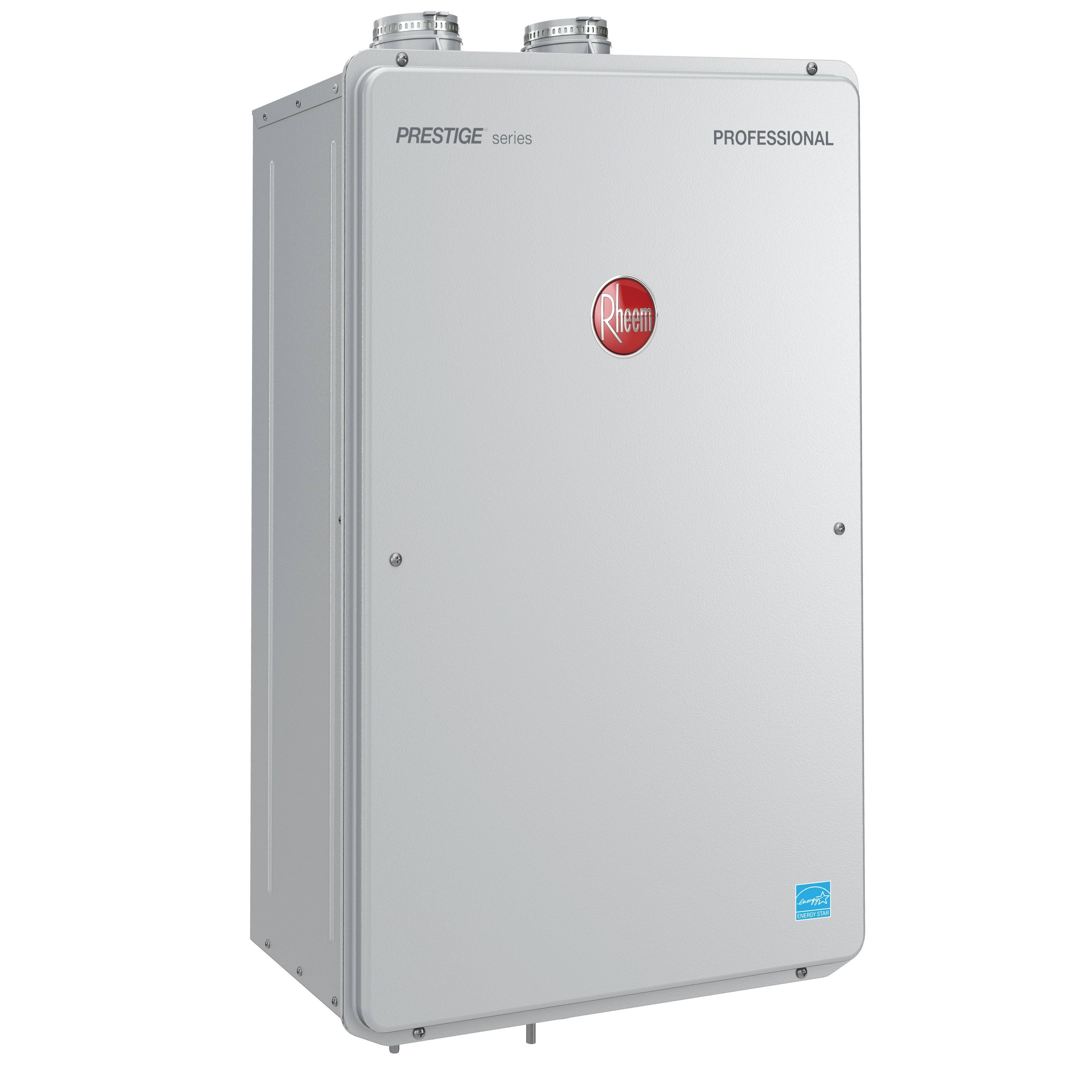 Rheem RTGH-84DVLP-2 Prestige 8.4 GPM Liquid Propane High Efficiency Indoor Tankless Water Heater