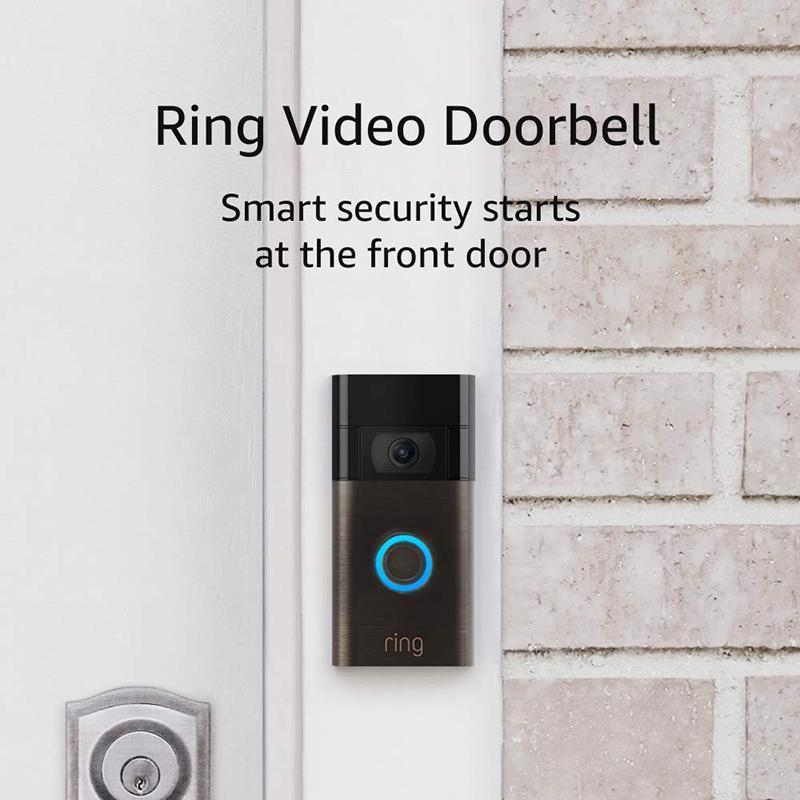 Ring Video Doorbell C newest generation, 2020 release C 1080p HD video, improved motion detection