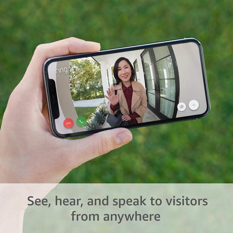 Ring Video Doorbell C newest generation, 2020 release C 1080p HD video, improved motion detection