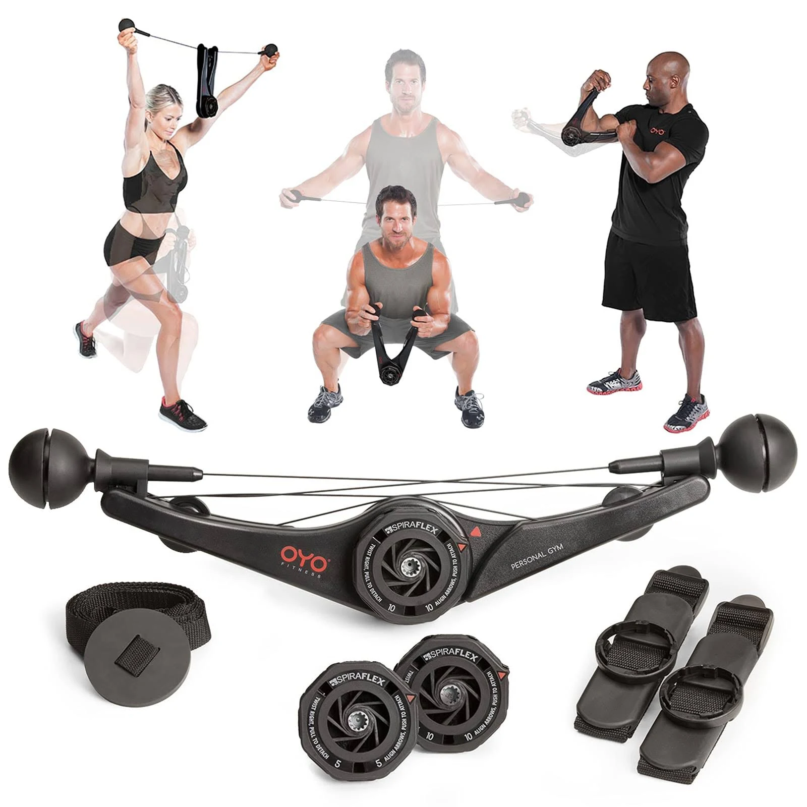 OYO Personal Gym Full Body Portable Gym Equipment Set for Exercise at Home