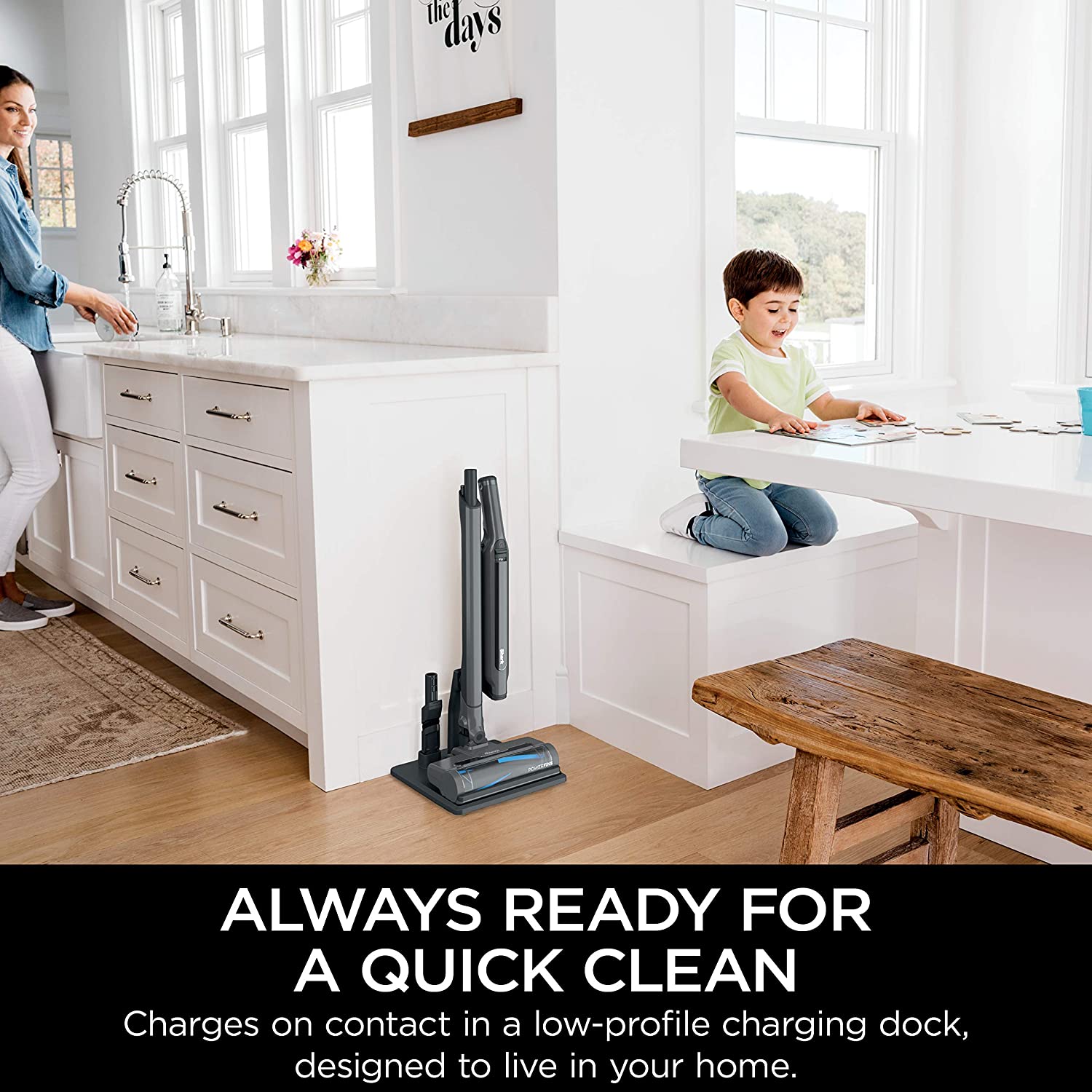 Shark Ultra Lightweight Powerful Cordless Vacuum Cleaner - Lime Grey