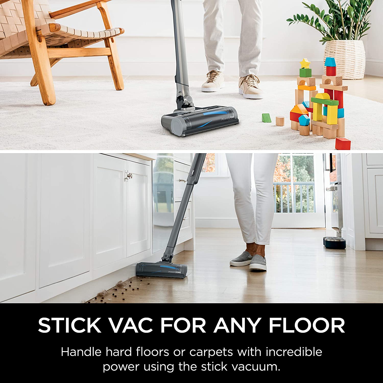 Shark Ultra Lightweight Powerful Cordless Vacuum Cleaner - Lime Grey