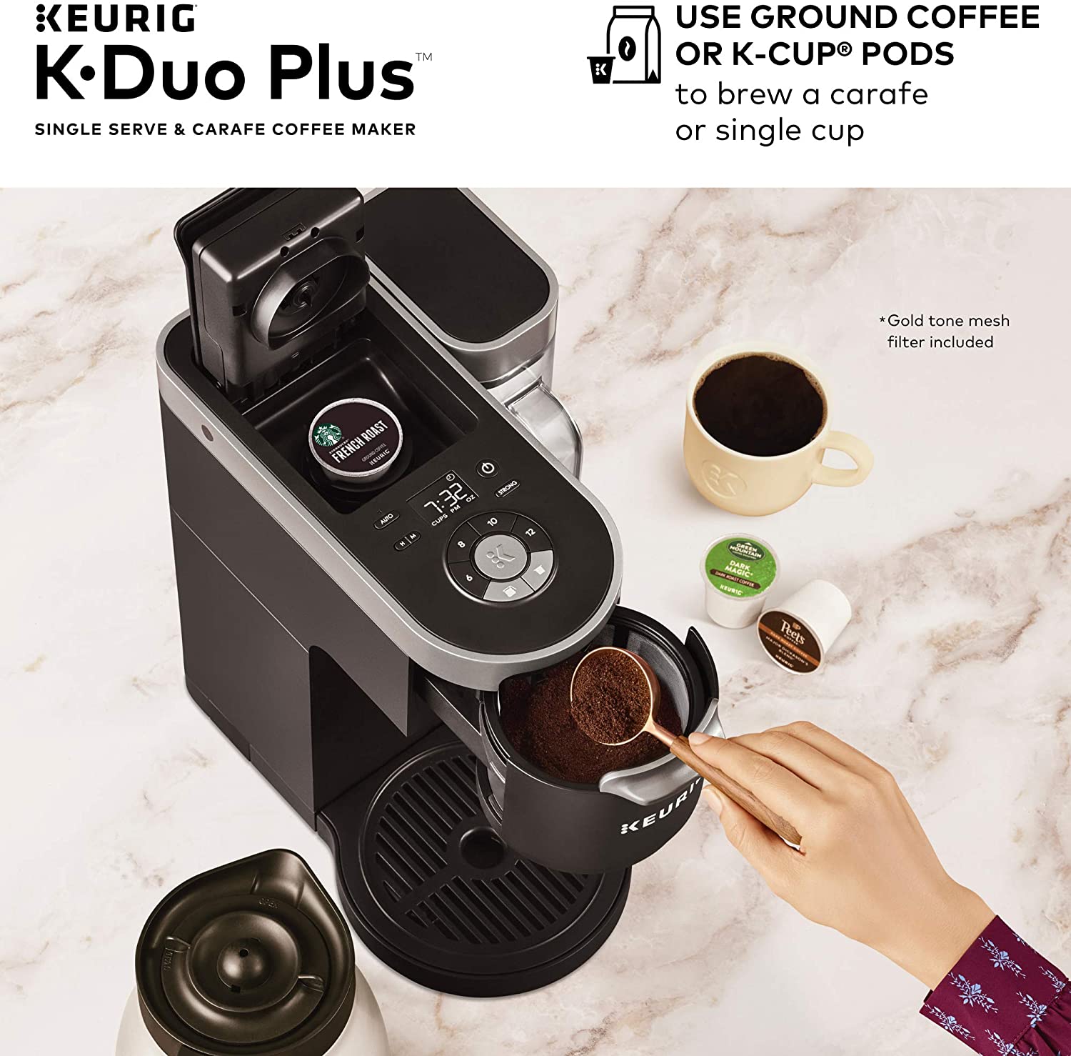 Keurig K-Duo Plus Coffee Maker - Black