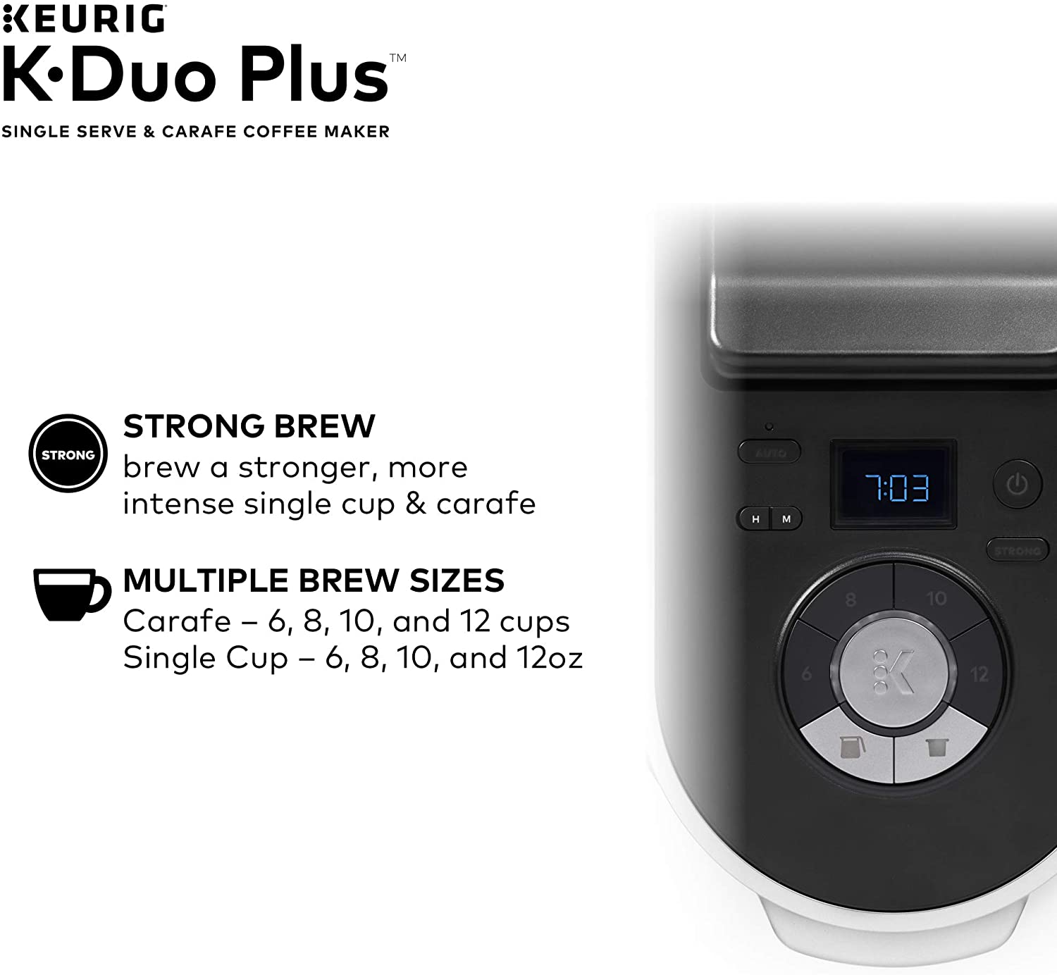 Keurig K-Duo Plus Coffee Maker - Black