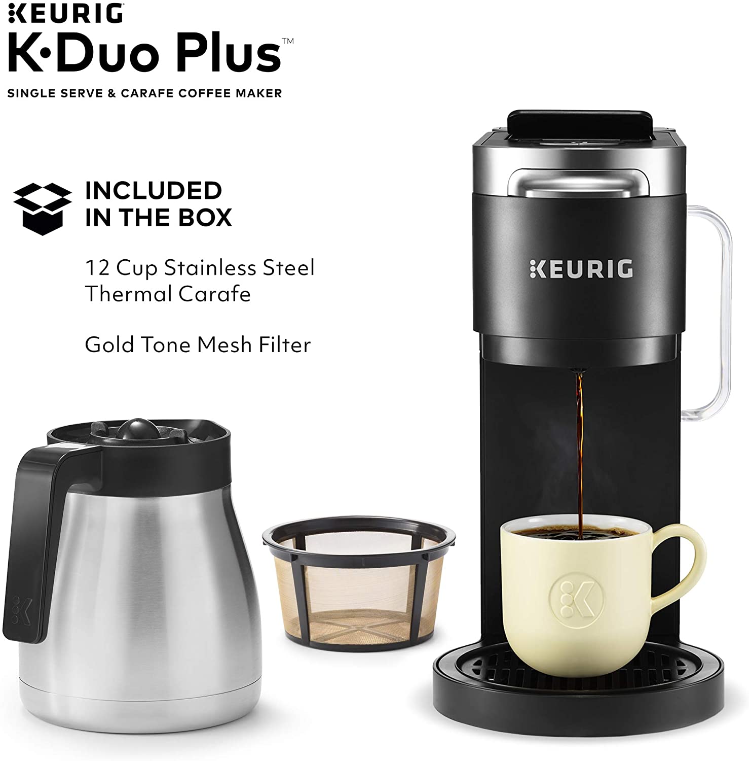 Keurig K-Duo Plus Coffee Maker - Black