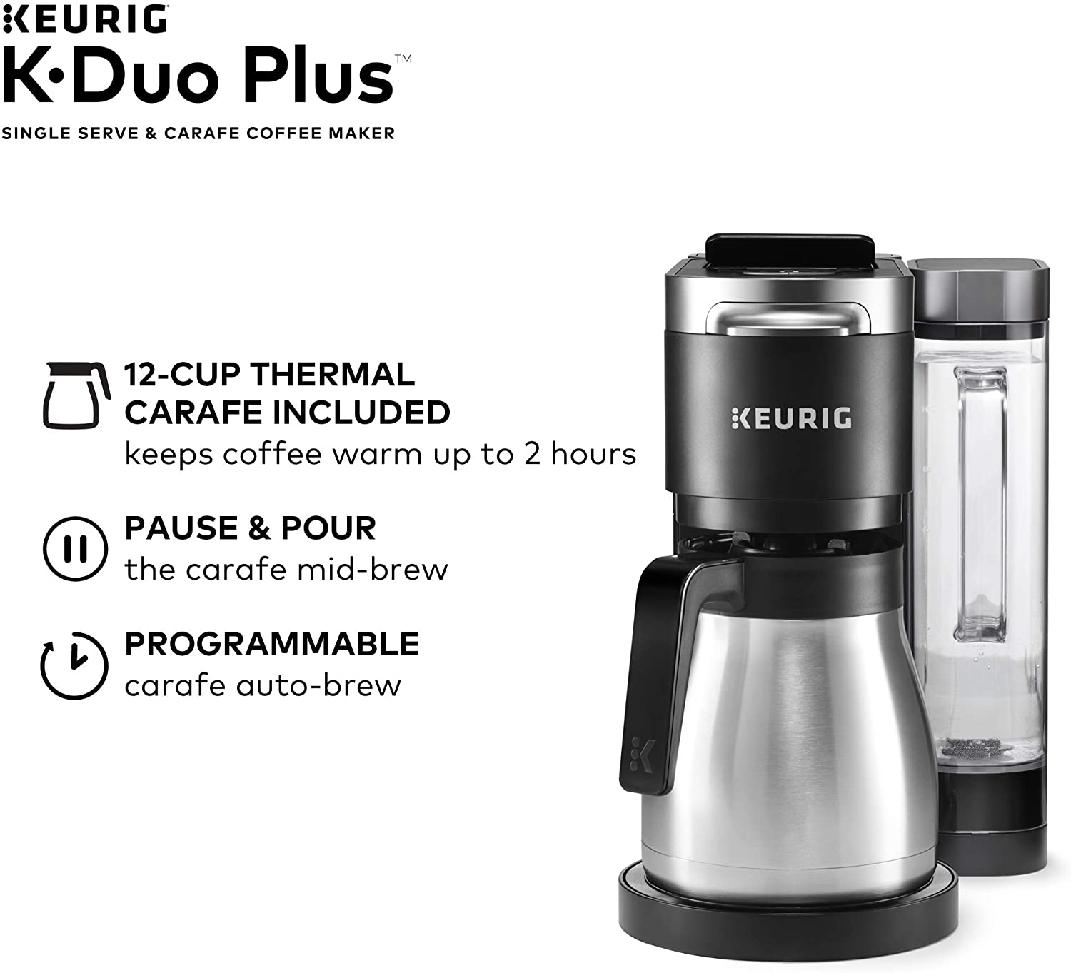 Keurig K-Duo Plus Coffee Maker - Black