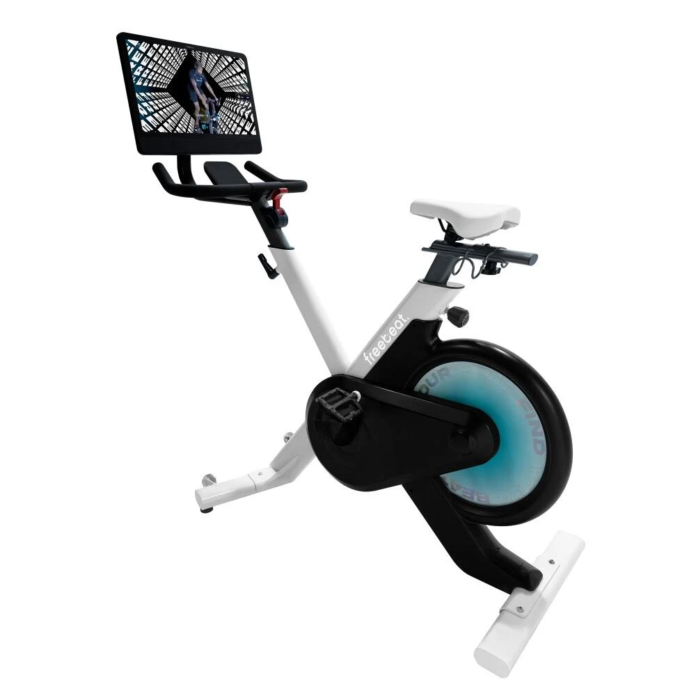 21.5 in. White Freebeat Indoor Cycling Bike