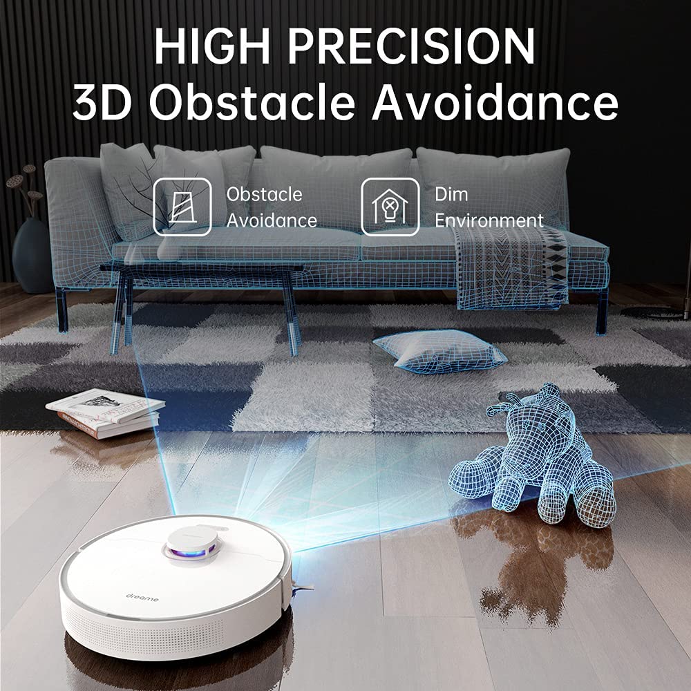 Dreametech L10 Pro Robot Vacuum Cleaner and Mop - White