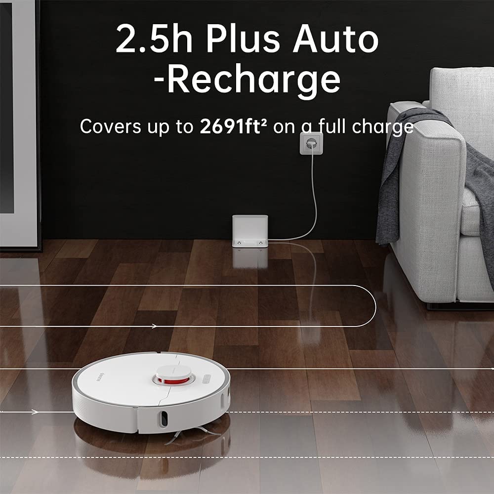 Dreametech L10 Pro Robot Vacuum Cleaner and Mop - White