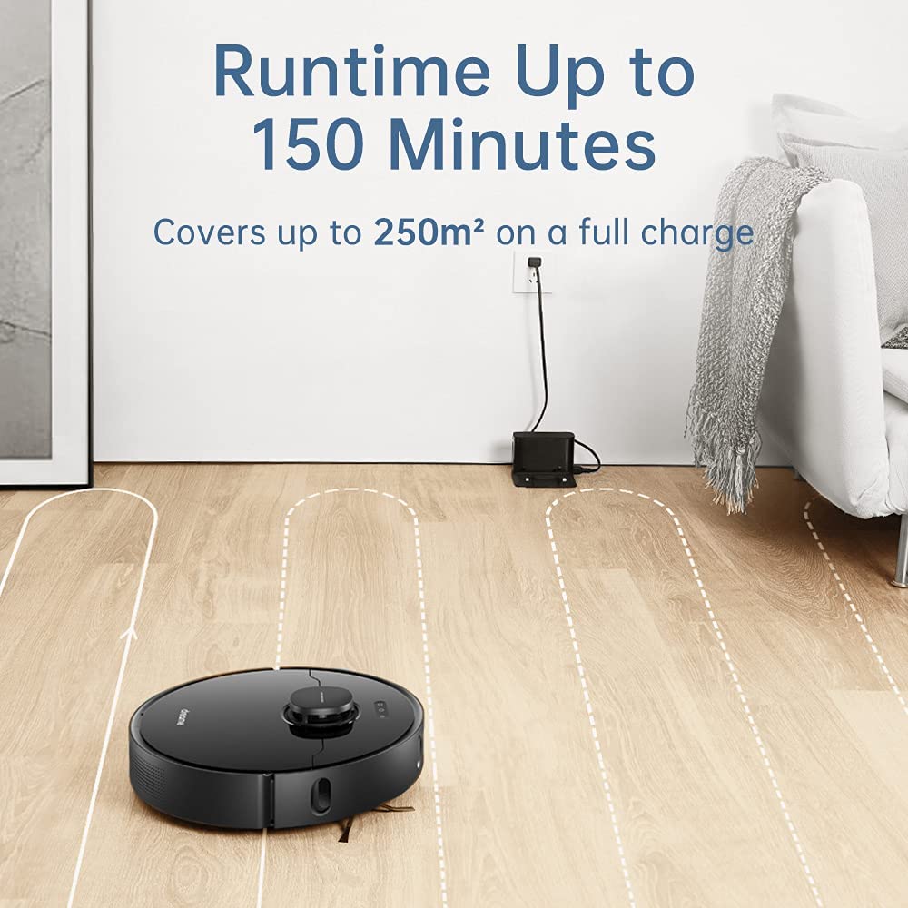 Dreametech L10 Pro Robot Vacuum Cleaner and Mop - Black