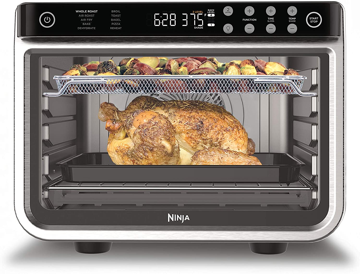 Ninja DT201 Foodi 10-in-1 XL Pro Air Fry Digital Countertop Convection Toaster Oven