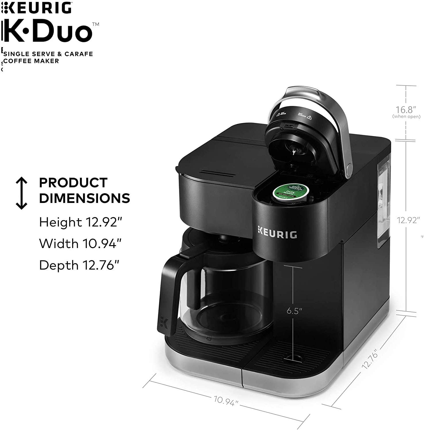 Keurig K-Duo Special Edition Coffee Maker - Black