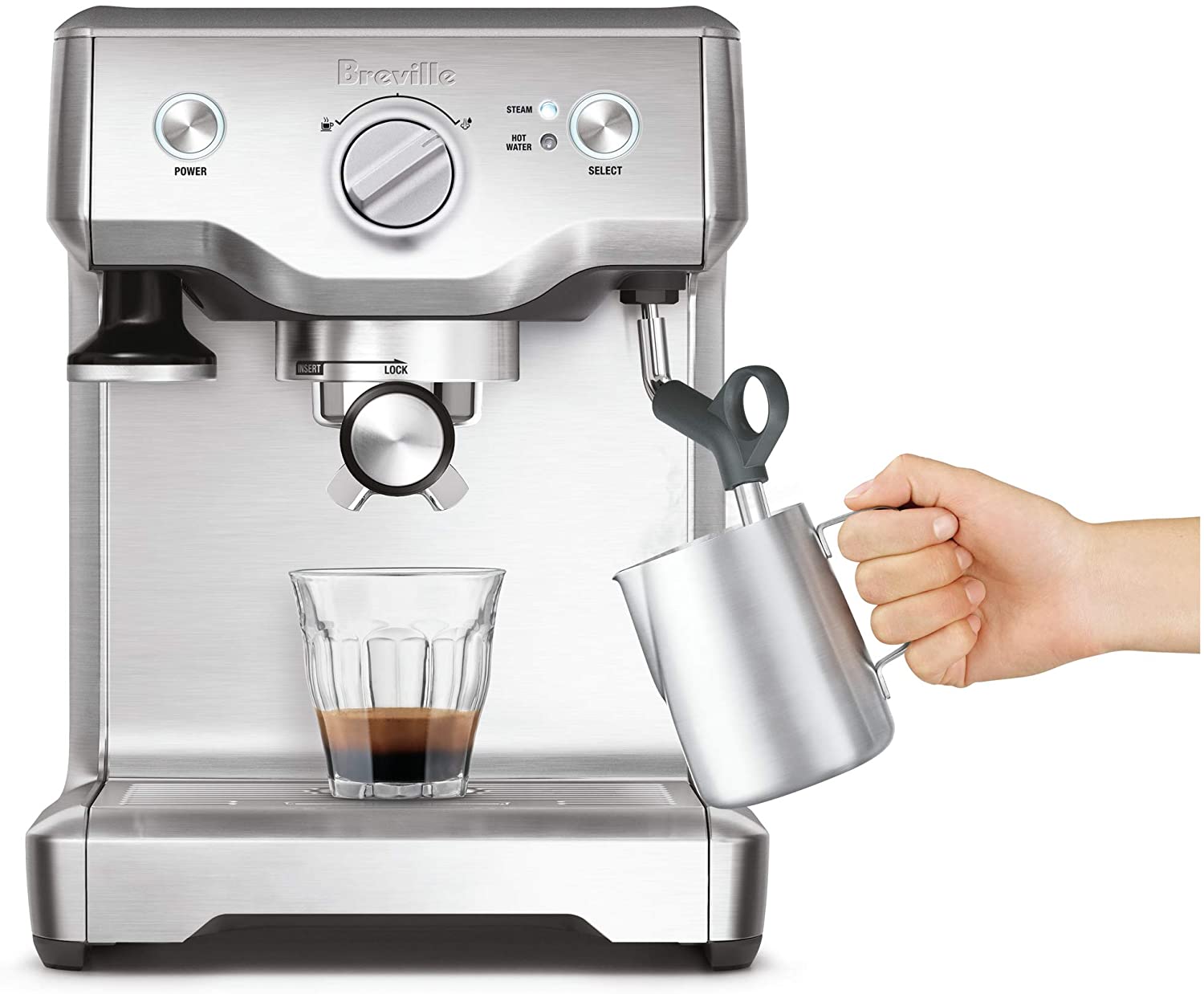 Breville BES810BSS Duo Temp Pro Espresso Machine, Stainless Steel