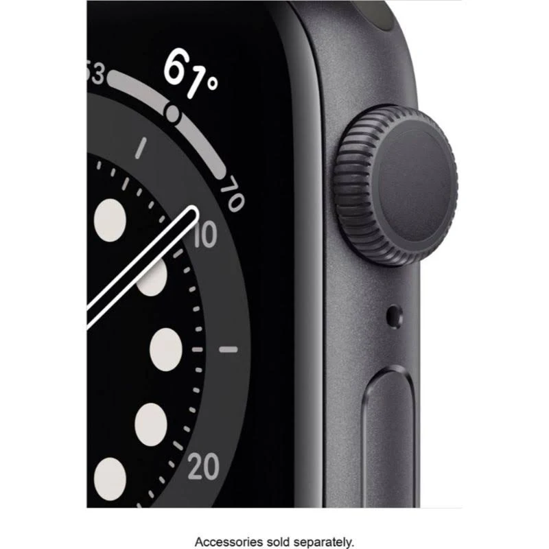 Apple Watch Series 6 ¨C 40mm ¨C GPS ¨C Space Gray Aluminum Case ¨C Black Sport Band