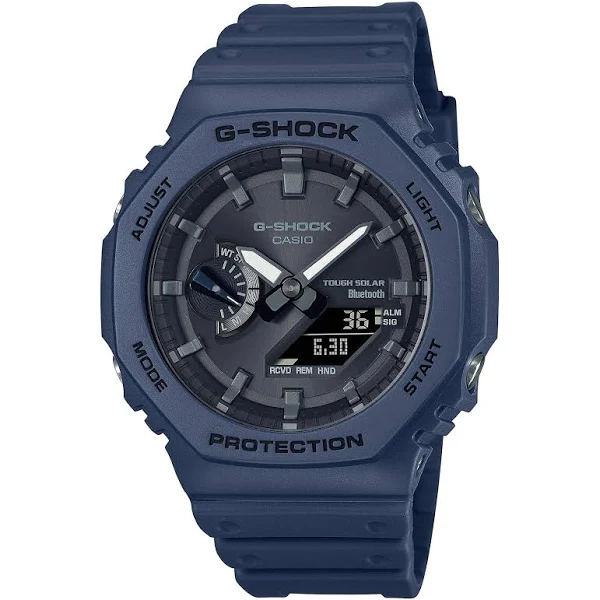 G-Shock Analog-Digital Bluetooth Solar Blue MenĄŻs Watch GAB2100-2A