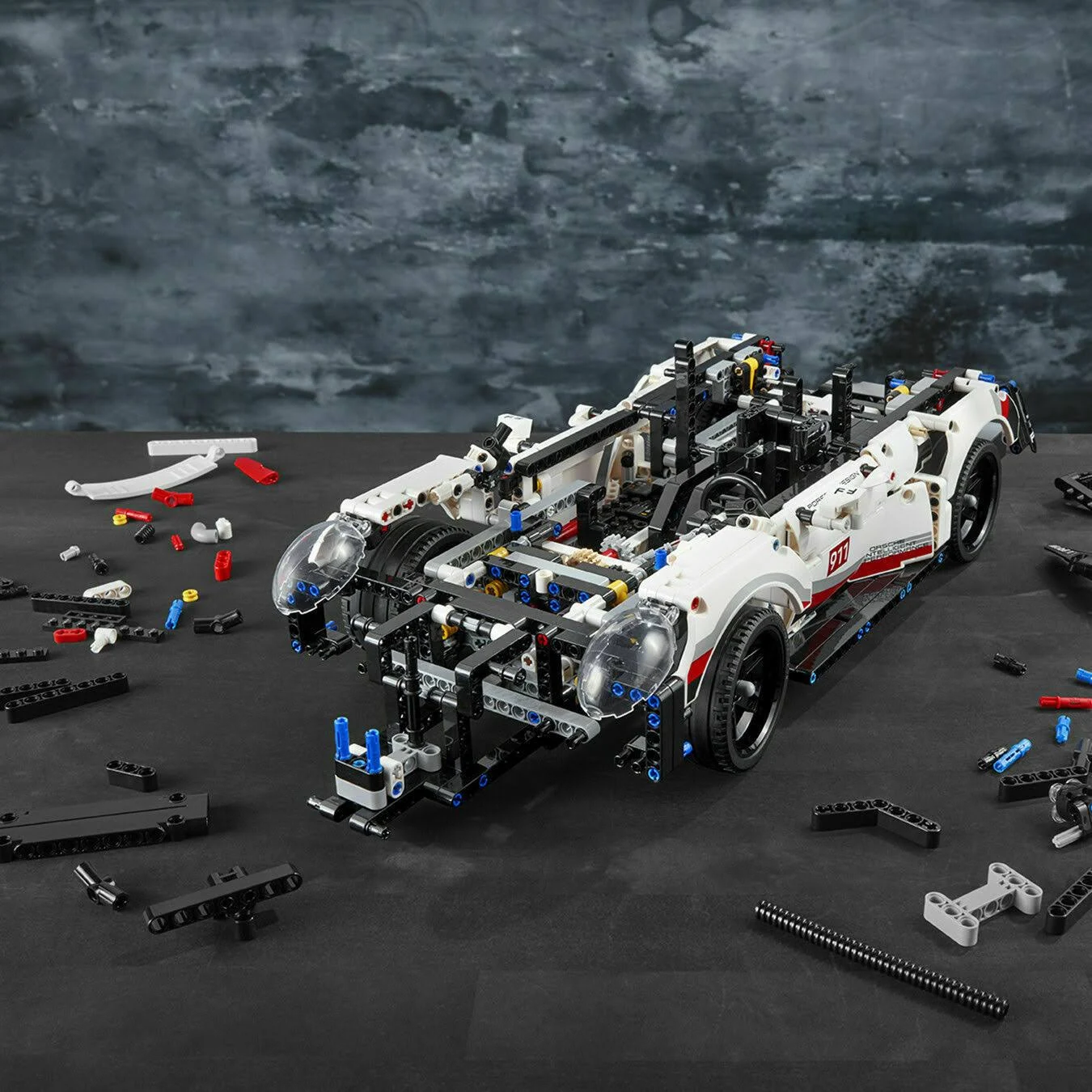 Lego Technic Porsche 911 RSR 42096 Race Car Building Set Stem (1,580