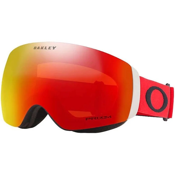 Oakley Flight Deck XM Goggles - Red Black; Prizm Torch Iridium