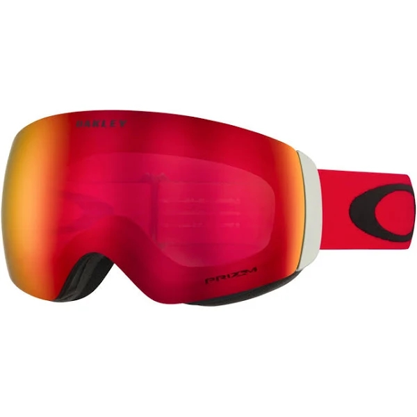 Oakley Flight Deck XM Goggles - Red Black; Prizm Torch Iridium