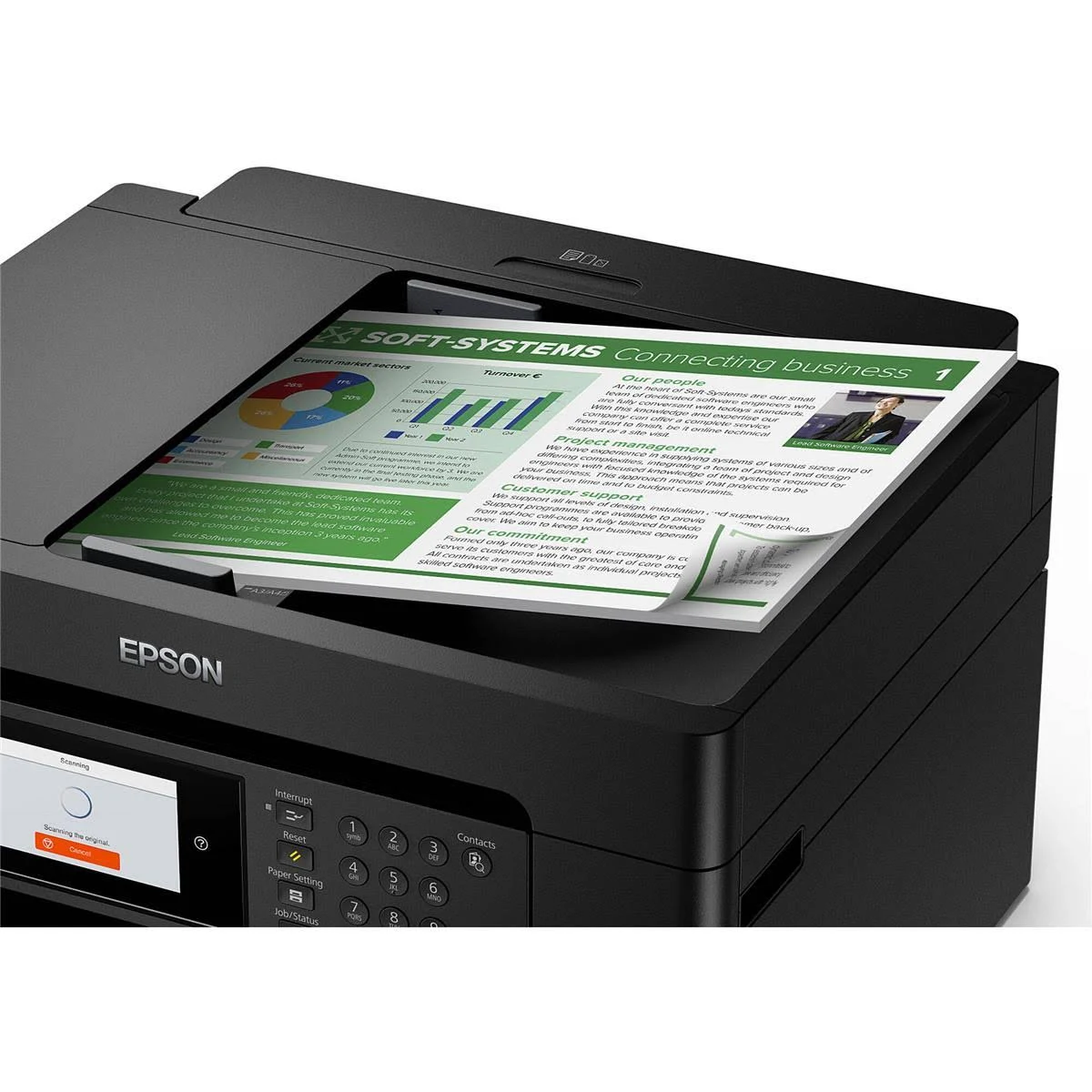 Epson WorkForce Pro WF-7820 Wireless Color Inkjet All-in-One Printer